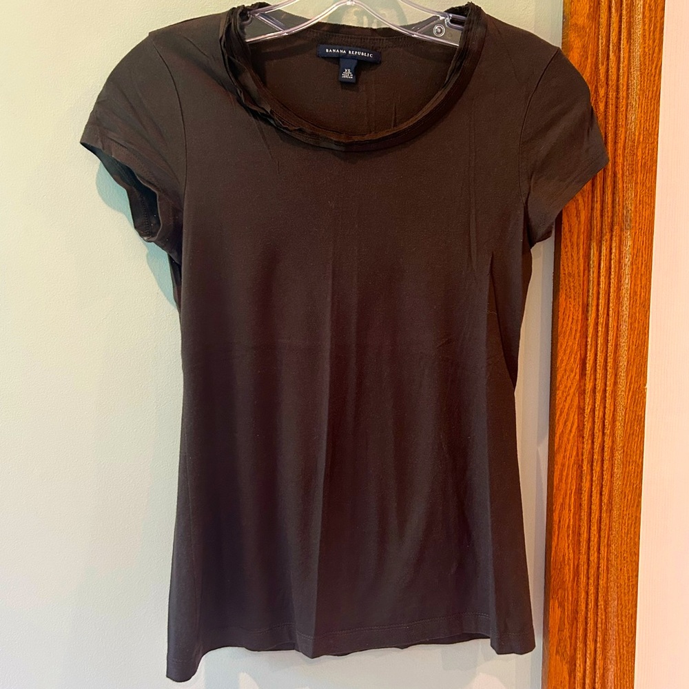 Banana Republic Chocolate Brown Tee